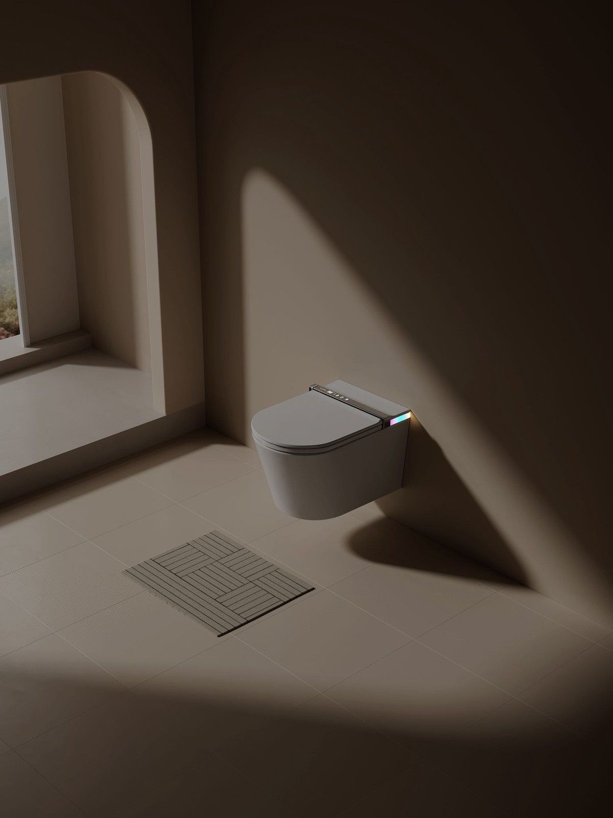 Sanova S005F installation with frame visible