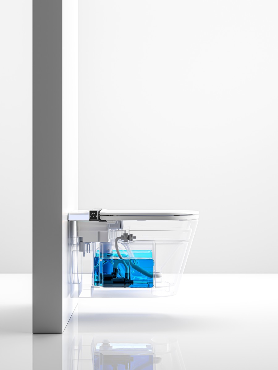AussieLux S005F built-in water tank detail