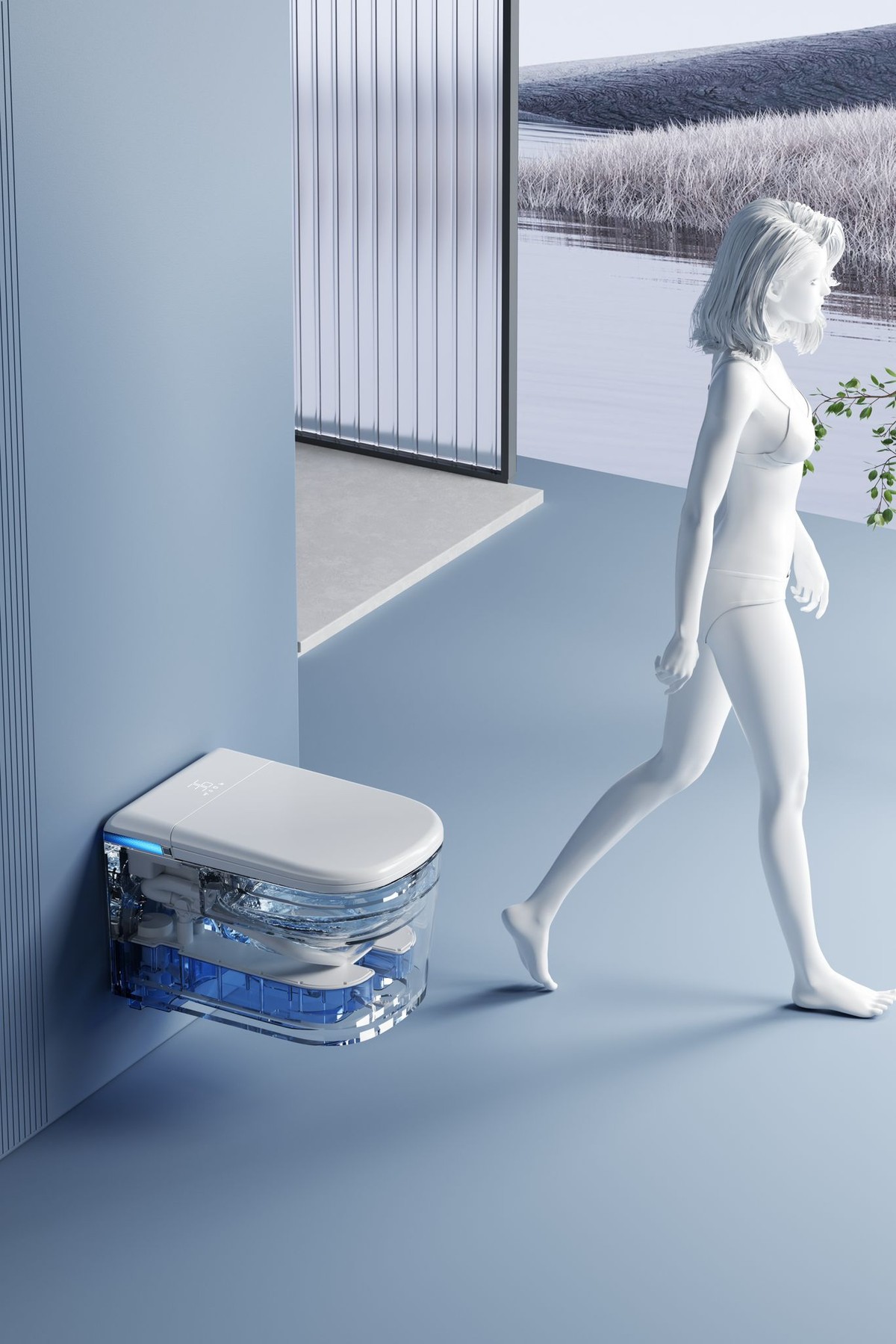 Sanova Y3WB transparent body internal mechanism